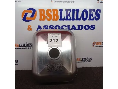 LOTE 212 - 01 CUBA EM AÇO INOX QUADRADO. (NOVO) (NO ESTADO) ATENÇÃO! FAZER A VISITAÇÃO ANTES DE ARREMATAR, NÃO SABEMOS SE FUNCIONA. LEILÃO NÃO TEM GARANTIA E NEM DEVOLUÇÃO, SUJEITO A POSSÍVEIS AVARIAS VISÍVEIS/OCULTAS E/OU AUSÊNCIA DE COMPONENTES.