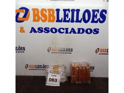 LOTE 063 - 100 CANETAS PARA BRINDE. (NO ESTADO) ATENÇÃO! FAZER A VISITAÇÃO ANTES DE ARREMATAR, NÃO SABEMOS SE FUNCIONA. LEILÃO NÃO TEM GARANTIA E NEM DEVOLUÇÃO, SUJEITO A POSSÍVEIS AVARIAS VISÍVEIS/OCULTAS E/OU AUSÊNCIA DE COMPONENTES.