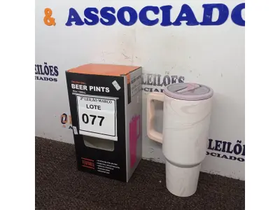 LOTE 077 - 01 COPO TÉRMICO BEER PINTS 1.200ML. (NO ESTADO) ATENÇÃO! FAZER A VISITAÇÃO ANTES DE ARREMATAR, NÃO SABEMOS SE FUNCIONA. LEILÃO NÃO TEM GARANTIA E NEM DEVOLUÇÃO, SUJEITO A POSSÍVEIS AVARIAS VISÍVEIS/OCULTAS E/OU AUSÊNCIA DE COMPONENTES.