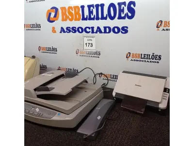 LOTE 173 - 03 SCANNER’S MARCAS E MODELOS DIVERSOS. (NO ESTADO) ATENÇÃO! FAZER A VISITAÇÃO ANTES DE ARREMATAR, NÃO SABEMOS SE FUNCIONA. LEILÃO NÃO TEM GARANTIA E NEM DEVOLUÇÃO, SUJEITO A POSSÍVEIS AVARIAS VISÍVEIS/OCULTAS E/OU AUSÊNCIA DE COMPONENTES.