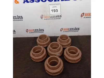 LOTE 193 - 06 UNIÃO SOLDÁVEL 75MM. (NO ESTADO) ATENÇÃO! FAZER A VISITAÇÃO ANTES DE ARREMATAR, NÃO SABEMOS SE FUNCIONA. LEILÃO NÃO TEM GARANTIA E NEM DEVOLUÇÃO, SUJEITO A POSSÍVEIS AVARIAS VISÍVEIS/OCULTAS E/OU AUSÊNCIA DE COMPONENTES.