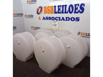 LOTE 172 - 06 DISPENSES DE PAPEL. (NO ESTADO) ATENÇÃO! FAZER A VISITAÇÃO ANTES DE ARREMATAR, NÃO SABEMOS SE FUNCIONA. LEILÃO NÃO TEM GARANTIA E NEM DEVOLUÇÃO, SUJEITO A POSSÍVEIS AVARIAS VISÍVEIS/OCULTAS E/OU AUSÊNCIA DE COMPONENTES.