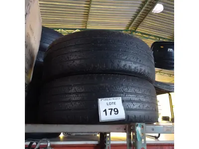 LOTE 179 - 02 PNEUS 255/55ARO 18 MEIA VIDA. (NO ESTADO) ATENÇÃO! FAZER A VISITAÇÃO ANTES DE ARREMATAR, NÃO SABEMOS SE FUNCIONA. LEILÃO NÃO TEM GARANTIA E NEM DEVOLUÇÃO, SUJEITO A POSSÍVEIS AVARIAS VISÍVEIS/OCULTAS E/OU AUSÊNCIA DE COMPONENTES.