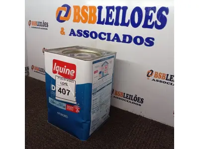 LOTE 407 - 01 LATA DE TINTA IQUINE DIATEX BASE ACRÍLICO FOSCO 18 L. (NO ESTADO) ATENÇÃO! FAZER A VISITAÇÃO ANTES DE ARREMATAR, NÃO SABEMOS SE FUNCIONA. LEILÃO NÃO TEM GARANTIA E NEM DEVOLUÇÃO, SUJEITO A POSSÍVEIS AVARIAS VISÍVEIS/OCULTAS E/OU AUSÊNCIA DE COMPONENTES.