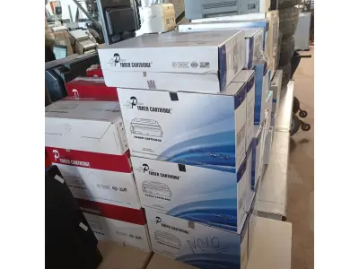 LOTE 438 - 01 LOTE C/VÁRIAS CARCAÇAS DE TONNER’S MARCAS E MODELOS DIVERSOS. (NO ESTADO) ATENÇÃO! FAZER A VISITAÇÃO ANTES DE ARREMATAR, NÃO SABEMOS SE FUNCIONA. LEILÃO NÃO TEM GARANTIA E NEM DEVOLUÇÃO, SUJEITO A POSSÍVEIS AVARIAS VISÍVEIS/OCULTAS E/OU AUSÊNCIA DE COMPONENTES.