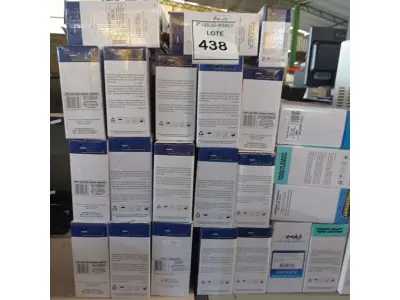 LOTE 438 - 01 LOTE C/VÁRIAS CARCAÇAS DE TONNER’S MARCAS E MODELOS DIVERSOS. (NO ESTADO) ATENÇÃO! FAZER A VISITAÇÃO ANTES DE ARREMATAR, NÃO SABEMOS SE FUNCIONA. LEILÃO NÃO TEM GARANTIA E NEM DEVOLUÇÃO, SUJEITO A POSSÍVEIS AVARIAS VISÍVEIS/OCULTAS E/OU AUSÊNCIA DE COMPONENTES.