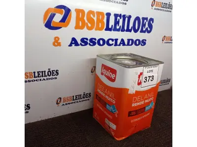 LOTE 373 - 01 LATA DE TINTA IQUINE DELANIL AZUL FOSCO BASE. 18L.  (NO ESTADO) ATENÇÃO! FAZER A VISITAÇÃO ANTES DE ARREMATAR, NÃO SABEMOS SE FUNCIONA. LEILÃO NÃO TEM GARANTIA E NEM DEVOLUÇÃO, SUJEITO A POSSÍVEIS AVARIAS VISÍVEIS/OCULTAS E/OU AUSÊNCIA DE COMPONENTES.