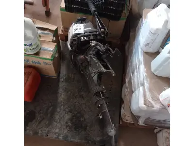 LOTE 503 - 01 MOTOR 18 HP 13.2KW – 5500R/MIN 41/46KG MARCA TOHATSU E 01 TANQUE DE GASOLINA. (NO ESTADO) ATENÇÃO! FAZER A VISITAÇÃO ANTES DE ARREMATAR, NÃO SABEMOS SE FUNCIONA. LEILÃO NÃO TEM GARANTIA E NEM DEVOLUÇÃO, SUJEITO A POSSÍVEIS AVARIAS VISÍVEIS/OCULTAS E/OU AUSÊNCIA DE COMPONENTES.