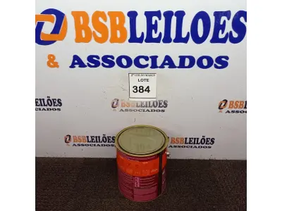 LOTE 384 - 01 LATA DE TINTA MARCA SUVINIL ESMALTE BRILHANTE NA COR VERMELHO 3.6L.(NO ESTADO) ATENÇÃO! FAZER A VISITAÇÃO ANTES DE ARREMATAR, NÃO SABEMOS SE FUNCIONA. LEILÃO NÃO TEM GARANTIA E NEM DEVOLUÇÃO, SUJEITO A POSSÍVEIS AVARIAS VISÍVEIS/OCULTAS E/OU AUSÊNCIA DE COMPONENTES.