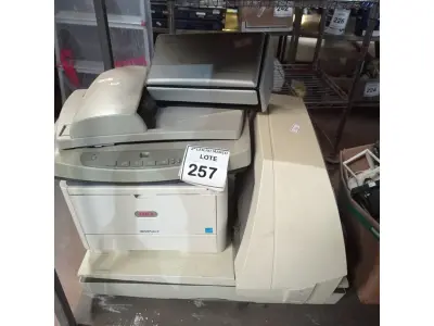 LOTE 257 - 01 LOTE COM 04 SCANNER’S DIVERSAS E 01 IMPRESSORA OKI. (NO ESTADO) ATENÇÃO! FAZER A VISITAÇÃO ANTES DE ARREMATAR, NÃO SABEMOS SE FUNCIONA. LEILÃO NÃO TEM GARANTIA E NEM DEVOLUÇÃO, SUJEITO A POSSÍVEIS AVARIAS VISÍVEIS/OCULTAS E/OU AUSÊNCIA DE COMPONENTES.