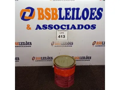 LOTE 413 - 01 LATA DE TINTA MARCA SUVINIL ESMALTE BRILHANTE NA COR VERMELHO 3.6L.(NO ESTADO) ATENÇÃO! FAZER A VISITAÇÃO ANTES DE ARREMATAR, NÃO SABEMOS SE FUNCIONA. LEILÃO NÃO TEM GARANTIA E NEM DEVOLUÇÃO, SUJEITO A POSSÍVEIS AVARIAS VISÍVEIS/OCULTAS E/OU AUSÊNCIA DE COMPONENTES.