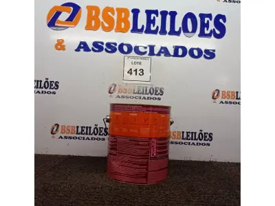 LOTE 413 - 01 LATA DE TINTA MARCA SUVINIL ESMALTE BRILHANTE NA COR VERMELHO 3.6L.(NO ESTADO) ATENÇÃO! FAZER A VISITAÇÃO ANTES DE ARREMATAR, NÃO SABEMOS SE FUNCIONA. LEILÃO NÃO TEM GARANTIA E NEM DEVOLUÇÃO, SUJEITO A POSSÍVEIS AVARIAS VISÍVEIS/OCULTAS E/OU AUSÊNCIA DE COMPONENTES.
