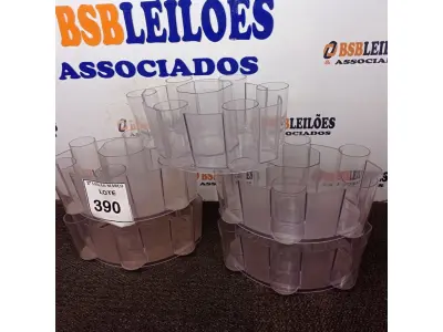 LOTE 390 - 05 BALDES COMBO EM ACRÍLICO.  (NO ESTADO) ATENÇÃO! FAZER A VISITAÇÃO ANTES DE ARREMATAR, NÃO SABEMOS SE FUNCIONA. LEILÃO NÃO TEM GARANTIA E NEM DEVOLUÇÃO, SUJEITO A POSSÍVEIS AVARIAS VISÍVEIS/OCULTAS E/OU AUSÊNCIA DE COMPONENTES.