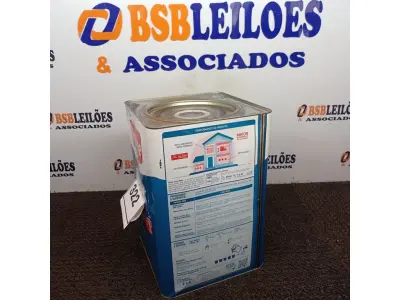 LOTE 322 - 01 LATA DE TINTA IQUINE DIATEX PINTA MAIS INTERIORES DE 16/18L NA COR BASE. (NOVO) (NO ESTADO) ATENÇÃO! FAZER A VISITAÇÃO ANTES DE ARREMATAR, NÃO SABEMOS SE FUNCIONA. LEILÃO NÃO TEM GARANTIA E NEM DEVOLUÇÃO, SUJEITO A POSSÍVEIS AVARIAS VISÍVEIS/OCULTAS E/OU AUSÊNCIA DE COMPONENTES.