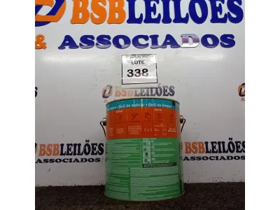 LOTE 338 - 01 LATA DE TINTA SUVINIL ESMALTE PREMIUM INTERIOR/EXTERIOR 3,6L NA COR VERMELHO BRILHANTE. (NO ESTADO) ATENÇÃO! FAZER A VISITAÇÃO ANTES DE ARREMATAR, NÃO SABEMOS SE FUNCIONA. LEILÃO NÃO TEM GARANTIA E NEM DEVOLUÇÃO, SUJEITO A POSSÍVEIS AVARIAS VISÍVEIS/OCULTAS E/OU AUSÊNCIA DE COMPONENTES.