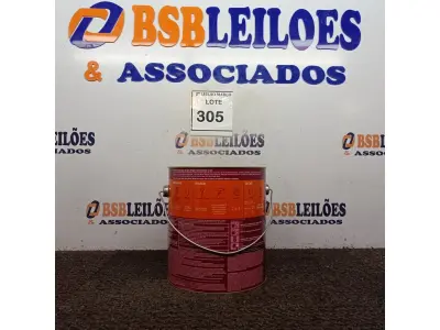 LOTE 305 - 01 LATA DE TINTA ESMALTE SINTÉTICO PARA MADEIRA E METAL 3,6L NA COR BRILHANTE VERMELHO MARCA SUVINIL (NOVO).  (NO ESTADO) ATENÇÃO! FAZER A VISITAÇÃO ANTES DE ARREMATAR, NÃO SABEMOS SE FUNCIONA. LEILÃO NÃO TEM GARANTIA E NEM DEVOLUÇÃO, SUJEITO A POSSÍVEIS AVARIAS VISÍVEIS/OCULTAS E/OU AUSÊNCIA DE COMPONENTES.