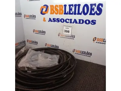 LOTE 398 - 12 CORREIAS DIVERSOS TAMANHOS.  (NO ESTADO) ATENÇÃO! FAZER A VISITAÇÃO ANTES DE ARREMATAR, NÃO SABEMOS SE FUNCIONA. LEILÃO NÃO TEM GARANTIA E NEM DEVOLUÇÃO, SUJEITO A POSSÍVEIS AVARIAS VISÍVEIS/OCULTAS E/OU AUSÊNCIA DE COMPONENTES.