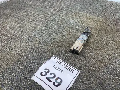 LOTE 329 - 12 BROCAS PARA MADEIRA. (NO ESTADO) ATENÇÃO! FAZER A VISITAÇÃO ANTES DE ARREMATAR, NÃO SABEMOS SE FUNCIONA. LEILÃO NÃO TEM GARANTIA E NEM DEVOLUÇÃO, SUJEITO A POSSÍVEIS AVARIAS VISÍVEIS/OCULTAS E/OU AUSÊNCIA DE COMPONENTES.