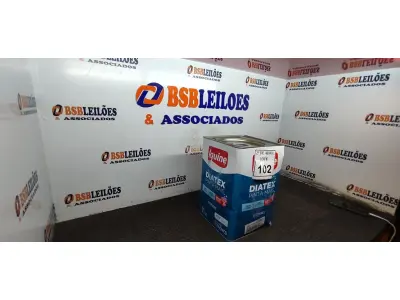 LOTE 102 - 01 LATA DE TINTA 16L/ 18L INTERIORES/EXTERIORES ACRÍLICO FOSCO IQUINE BASE P. (NOVO) (NO ESTADO) ATENÇÃO! FAZER A VISITAÇÃO ANTES DE ARREMATAR, NÃO SABEMOS SE FUNCIONA. LEILÃO NÃO TEM GARANTIA E NEM DEVOLUÇÃO, SUJEITO A POSSÍVEIS AVARIAS VISÍVEIS/OCULTAS E/OU AUSÊNCIA DE COMPONENTES.