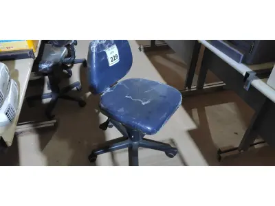 LOTE 229 - 01 CADEIRA PARA ESCRITÓRIO. (NO ESTADO) ATENÇÃO! FAZER A VISITAÇÃO ANTES DE ARREMATAR, NÃO SABEMOS SE FUNCIONA. LEILÃO NÃO TEM GARANTIA E NEM DEVOLUÇÃO, SUJEITO A POSSÍVEIS AVARIAS VISÍVEIS/OCULTAS E/OU AUSÊNCIA DE COMPONENTES.