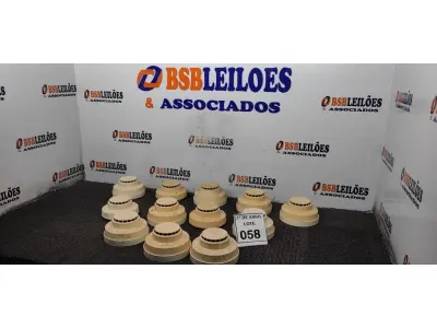 LOTE 058 - 01 LOTE COM SENSORES DE FUMAÇA. (NO ESTADO) ATENÇÃO! FAZER A VISITAÇÃO ANTES DE ARREMATAR, NÃO SABEMOS SE FUNCIONA. LEILÃO NÃO TEM GARANTIA E NEM DEVOLUÇÃO, SUJEITO A POSSÍVEIS AVARIAS VISÍVEIS/OCULTAS E/OU AUSÊNCIA DE COMPONENTES.