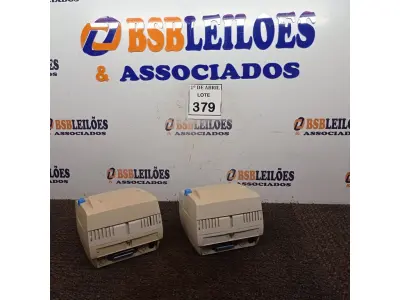 LOTE 379 - 02 IMPRESSORAS TÉRMICAS DIEBOLD. (NO ESTADO) ATENÇÃO! FAZER A VISITAÇÃO ANTES DE ARREMATAR, NÃO SABEMOS SE FUNCIONA. LEILÃO NÃO TEM GARANTIA E NEM DEVOLUÇÃO, SUJEITO A POSSÍVEIS AVARIAS VISÍVEIS/OCULTAS E/OU AUSÊNCIA DE COMPONENTES.