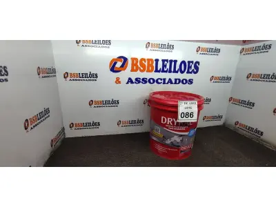 LOTE 086 - 01 GALÃO DE 18L DE ADITIVO PLASTIFICANTE PARA ARGAMASSA MARCA DRYKAL. (NOVO) (NO ESTADO) ATENÇÃO! FAZER A VISITAÇÃO ANTES DE ARREMATAR, NÃO SABEMOS SE FUNCIONA. LEILÃO NÃO TEM GARANTIA E NEM DEVOLUÇÃO, SUJEITO A POSSÍVEIS AVARIAS VISÍVEIS/OCULTAS E/OU AUSÊNCIA DE COMPONENTES.