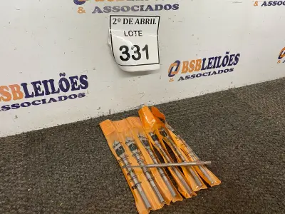 LOTE 331 - 06 BROCAS CHATAS PARA MADEIRA. (NO ESTADO) ATENÇÃO! FAZER A VISITAÇÃO ANTES DE ARREMATAR, NÃO SABEMOS SE FUNCIONA. LEILÃO NÃO TEM GARANTIA E NEM DEVOLUÇÃO, SUJEITO A POSSÍVEIS AVARIAS VISÍVEIS/OCULTAS E/OU AUSÊNCIA DE COMPONENTES.
