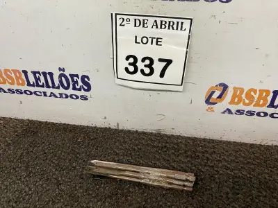 LOTE 337 - 06 BROCAS CHATAS PARA MADEIRA. (NO ESTADO) ATENÇÃO! FAZER A VISITAÇÃO ANTES DE ARREMATAR, NÃO SABEMOS SE FUNCIONA. LEILÃO NÃO TEM GARANTIA E NEM DEVOLUÇÃO, SUJEITO A POSSÍVEIS AVARIAS VISÍVEIS/OCULTAS E/OU AUSÊNCIA DE COMPONENTES.