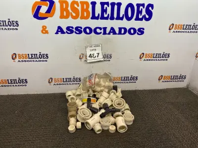 LOTE 487 - 01 LOTE COM CONEXÕES DIVERSAS. (NO ESTADO) ATENÇÃO! FAZER A VISITAÇÃO ANTES DE ARREMATAR, NÃO SABEMOS SE FUNCIONA. LEILÃO NÃO TEM GARANTIA E NEM DEVOLUÇÃO, SUJEITO A POSSÍVEIS AVARIAS VISÍVEIS/OCULTAS E/OU AUSÊNCIA DE COMPONENTES.