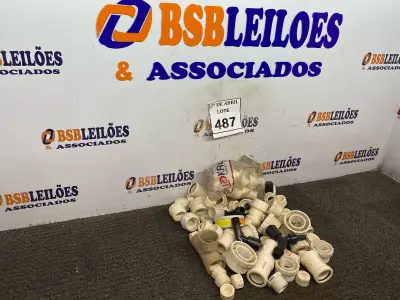 LOTE 487 - 01 LOTE COM CONEXÕES DIVERSAS. (NO ESTADO) ATENÇÃO! FAZER A VISITAÇÃO ANTES DE ARREMATAR, NÃO SABEMOS SE FUNCIONA. LEILÃO NÃO TEM GARANTIA E NEM DEVOLUÇÃO, SUJEITO A POSSÍVEIS AVARIAS VISÍVEIS/OCULTAS E/OU AUSÊNCIA DE COMPONENTES.