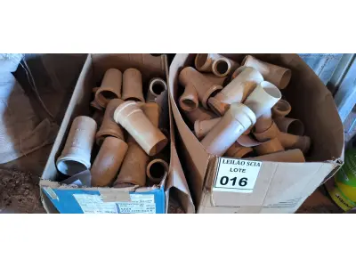 LOTE 016 - 01 LOTE COM CONEXÕES JUNÇÃO Y75X50.   (NO ESTADO) ATENÇÃO! FAZER A VISITAÇÃO ANTES DE ARREMATAR, NÃO SABEMOS SE FUNCIONA. LEILÃO NÃO TEM GARANTIA E NEM DEVOLUÇÃO, SUJEITO A POSSÍVEIS AVARIAS VISÍVEIS/OCULTAS E/OU AUSÊNCIA DE COMPONENTES.