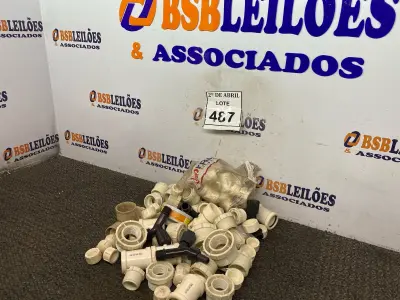 LOTE 487 - 01 LOTE COM CONEXÕES DIVERSAS. (NO ESTADO) ATENÇÃO! FAZER A VISITAÇÃO ANTES DE ARREMATAR, NÃO SABEMOS SE FUNCIONA. LEILÃO NÃO TEM GARANTIA E NEM DEVOLUÇÃO, SUJEITO A POSSÍVEIS AVARIAS VISÍVEIS/OCULTAS E/OU AUSÊNCIA DE COMPONENTES.