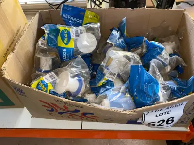 LOTE 526 - 01 LOTE COM VÁLVULAS DE ESCOAMENTO BRANCO 1,1/4. (NO ESTADO) ATENÇÃO! FAZER A VISITAÇÃO ANTES DE ARREMATAR, NÃO SABEMOS SE FUNCIONA. LEILÃO NÃO TEM GARANTIA E NEM DEVOLUÇÃO, SUJEITO A POSSÍVEIS AVARIAS VISÍVEIS/OCULTAS E/OU AUSÊNCIA DE COMPONENTES.