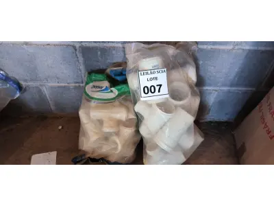 LOTE 007 - 01 LOTE COM CONEXÕES T REDUÇÃO 75 X50, JUNÇÃO DE REDUÇÃO 75X 50(NO ESTADO) ATENÇÃO! FAZER A VISITAÇÃO ANTES DE ARREMATAR, NÃO SABEMOS SE FUNCIONA. LEILÃO NÃO TEM GARANTIA E NEM DEVOLUÇÃO, SUJEITO A POSSÍVEIS AVARIAS VISÍVEIS/OCULTAS E/OU AUSÊNCIA DE COMPONENTES.