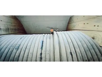 LOTE 108 - 01 CARRETEL COM CABO 150MM NA COR PRETA (1KV) COM 98,00 METROS.  (NO ESTADO) ATENÇÃO! FAZER A VISITAÇÃO ANTES DE ARREMATAR, NÃO SABEMOS SE FUNCIONA. LEILÃO NÃO TEM GARANTIA E NEM DEVOLUÇÃO, SUJEITO A POSSÍVEIS AVARIAS VISÍVEIS/OCULTAS E/OU AUSÊNCIA DE COMPONENTES.