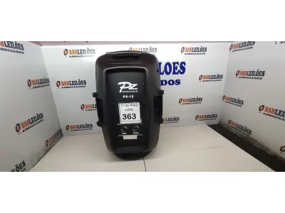 LOTE 363 - 01 CAIXA DE SOM PZPROPASSIVE PX-12. (NO ESTADO) ATENÇÃO! FAZER A VISITAÇÃO ANTES DE ARREMATAR, NÃO SABEMOS SE FUNCIONA. LEILÃO NÃO TEM GARANTIA E NEM DEVOLUÇÃO, SUJEITO A POSSÍVEIS AVARIAS VISÍVEIS/OCULTAS E/OU AUSÊNCIA DE COMPONENTES.