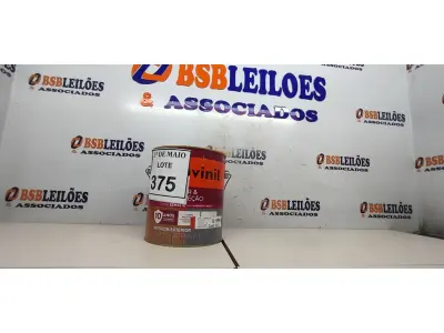 LOTE 375 - 01 LATA DE TINTA MARCA SUVINIL ESMALTE BRILHANTE NA COR VERMELHO 3.6L. (NOVO)(NO ESTADO) ATENÇÃO! FAZER A VISITAÇÃO ANTES DE ARREMATAR, NÃO SABEMOS SE FUNCIONA. LEILÃO NÃO TEM GARANTIA E NEM DEVOLUÇÃO, SUJEITO A POSSÍVEIS AVARIAS VISÍVEIS/OCULTAS E/OU AUSÊNCIA DE COMPONENTES.