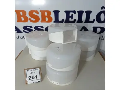LOTE 261 - 07 DISPENSES DE PAPEL.(NOVO) (NO ESTADO) ATENÇÃO! FAZER A VISITAÇÃO ANTES DE ARREMATAR, NÃO SABEMOS SE FUNCIONA. LEILÃO NÃO TEM GARANTIA E NEM DEVOLUÇÃO, SUJEITO A POSSÍVEIS AVARIAS VISÍVEIS/OCULTAS E/OU AUSÊNCIA DE COMPONENTES.