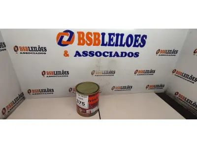 LOTE 375 - 01 LATA DE TINTA MARCA SUVINIL ESMALTE BRILHANTE NA COR VERMELHO 3.6L. (NOVO)(NO ESTADO) ATENÇÃO! FAZER A VISITAÇÃO ANTES DE ARREMATAR, NÃO SABEMOS SE FUNCIONA. LEILÃO NÃO TEM GARANTIA E NEM DEVOLUÇÃO, SUJEITO A POSSÍVEIS AVARIAS VISÍVEIS/OCULTAS E/OU AUSÊNCIA DE COMPONENTES.