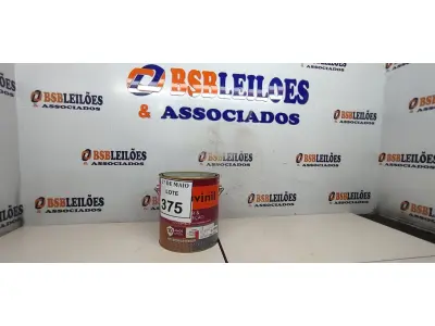 LOTE 375 - 01 LATA DE TINTA MARCA SUVINIL ESMALTE BRILHANTE NA COR VERMELHO 3.6L. (NOVO)(NO ESTADO) ATENÇÃO! FAZER A VISITAÇÃO ANTES DE ARREMATAR, NÃO SABEMOS SE FUNCIONA. LEILÃO NÃO TEM GARANTIA E NEM DEVOLUÇÃO, SUJEITO A POSSÍVEIS AVARIAS VISÍVEIS/OCULTAS E/OU AUSÊNCIA DE COMPONENTES.