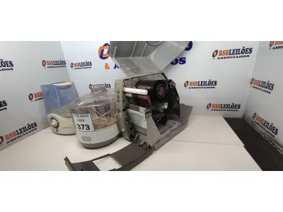 LOTE 373 - 01 IMPRESSORA DE ETIQUETAS MARCA ZEBRA COM AVARIAS E 02 UMIDIFICADORES DE AMBIENTE. (NO ESTADO) ATENÇÃO! FAZER A VISITAÇÃO ANTES DE ARREMATAR, NÃO SABEMOS SE FUNCIONA. LEILÃO NÃO TEM GARANTIA E NEM DEVOLUÇÃO, SUJEITO A POSSÍVEIS AVARIAS VISÍVEIS/OCULTAS E/OU AUSÊNCIA DE COMPONENTES.
