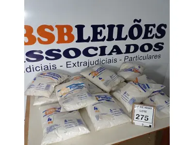 LOTE 275 - 10 PACOTES DE GRANITINA/08 PARA GRAFIADO COM 4KG CADA. (NO ESTADO) ATENÇÃO! FAZER A VISITAÇÃO ANTES DE ARREMATAR, NÃO SABEMOS SE FUNCIONA. LEILÃO NÃO TEM GARANTIA E NEM DEVOLUÇÃO, SUJEITO A POSSÍVEIS AVARIAS VISÍVEIS/OCULTAS E/OU AUSÊNCIA DE COMPONENTES.