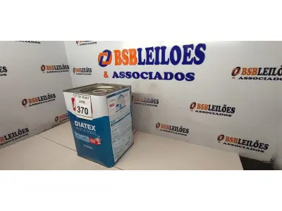 LOTE 370 - 01 LATA DE TINTA PARA INTERIORES IQUINE DIATEX BASE P ACRÍLICO FOSCO 18 L. (NOVO) (NO ESTADO) ATENÇÃO! FAZER A VISITAÇÃO ANTES DE ARREMATAR, NÃO SABEMOS SE FUNCIONA. LEILÃO NÃO TEM GARANTIA E NEM DEVOLUÇÃO, SUJEITO A POSSÍVEIS AVARIAS VISÍVEIS/OCULTAS E/OU AUSÊNCIA DE COMPONENTES.