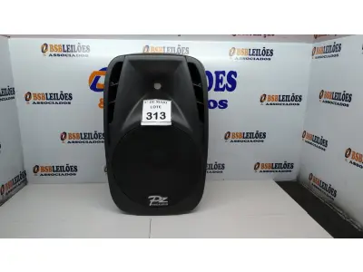 LOTE 313 - 01 CAIXA DE SOM PZPROPASSIVE PX-12. (NO ESTADO) ATENÇÃO! FAZER A VISITAÇÃO ANTES DE ARREMATAR, NÃO SABEMOS SE FUNCIONA. LEILÃO NÃO TEM GARANTIA E NEM DEVOLUÇÃO, SUJEITO A POSSÍVEIS AVARIAS VISÍVEIS/OCULTAS E/OU AUSÊNCIA DE COMPONENTES.
