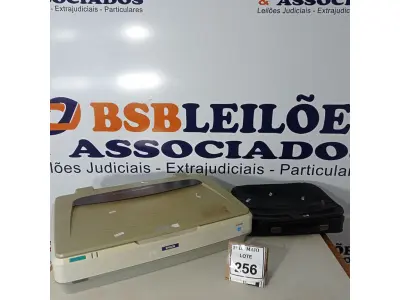 LOTE 256 - 01 SCANNER EPSON E 01 BOLSA PARA NOTEBOOK. (NO ESTADO) ATENÇÃO! FAZER A VISITAÇÃO ANTES DE ARREMATAR, NÃO SABEMOS SE FUNCIONA. LEILÃO NÃO TEM GARANTIA E NEM DEVOLUÇÃO, SUJEITO A POSSÍVEIS AVARIAS VISÍVEIS/OCULTAS E/OU AUSÊNCIA DE COMPONENTES.