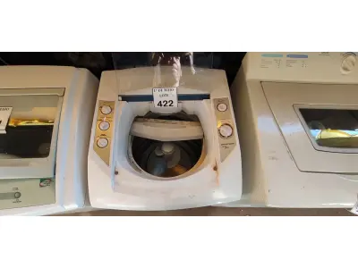 LOTE 422 - 01 MÁQUINA DE LAVAR 7KG MARCA BRASTEMP 220V COM AVARIAS. (NO ESTADO) ATENÇÃO! FAZER A VISITAÇÃO ANTES DE ARREMATAR, NÃO SABEMOS SE FUNCIONA. LEILÃO NÃO TEM GARANTIA E NEM DEVOLUÇÃO, SUJEITO A POSSÍVEIS AVARIAS VISÍVEIS/OCULTAS E/OU AUSÊNCIA DE COMPONENTES.