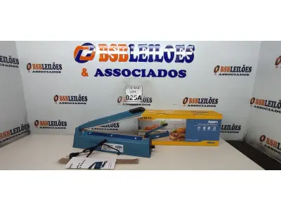 LOTE 025 - 01 SELADORA MANUAL DE PLÁSTICO 8NIVEIS DE AJUSTE MATERIAL ABS DESLIGAMENTO AUTOMÁTICO 220V 300MM POTÊNCIA 400W   (NOVO) (NO ESTADO) ATENÇÃO! FAZER A VISITAÇÃO ANTES DE ARREMATAR, NÃO SABEMOS SE FUNCIONA. LEILÃO NÃO TEM GARANTIA E NEM DEVOLUÇÃO, SUJEITO A POSSÍVEIS AVARIAS VISÍVEIS/OCULTAS E/OU AUSÊNCIA DE COMPONENTES.