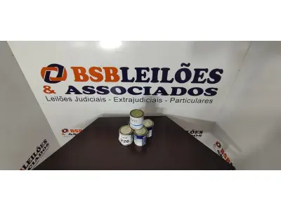 LOTE 226 - 03 CATALIZADORES PARA ESMALTE SINTÉTICO DE 640ML MARCA CORAL, 01 ADESIVO PARA LAMINAÇÃO 900ML E 01 BATIDA DE PEDRA BRANCO 900ML MARCA 2001. (NO ESTADO) ATENÇÃO! FAZER A VISITAÇÃO ANTES DE ARREMATAR, NÃO SABEMOS SE FUNCIONA, LEILÃO NÃO TEM GARANTIA E NEM DEVOLUÇÃO, SUJEITO A POSSÍVEIS AVARIAS VISÍVEIS/OCULTAS E/OU AUSÊNCIA DE COMPONENTES.