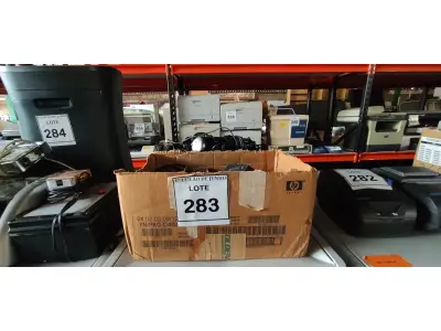 LOTE 283 - 01 LOTE COM VÁRIAS LEITORAS DE CÓDIGO DE BARRAS E FONES DE OUVIDOS DIVERSOS. (NO ESTADO) ATENÇÃO! FAZER A VISITAÇÃO ANTES DE ARREMATAR, NÃO SABEMOS SE FUNCIONA, LEILÃO NÃO TEM GARANTIA E NEM DEVOLUÇÃO, SUJEITO A POSSÍVEIS AVARIAS VISÍVEIS/OCULTAS E/OU AUSÊNCIA DE COMPONENTES.
